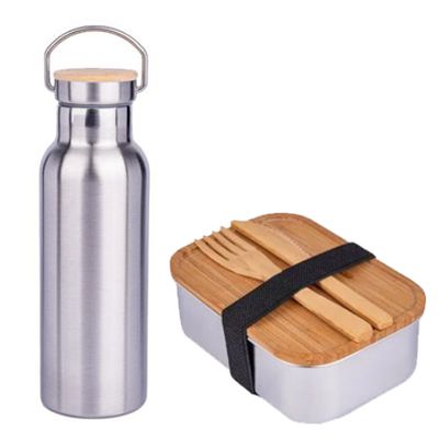 Hans Larsen Chaves Set of Lunch Box and Vacuum Bottle