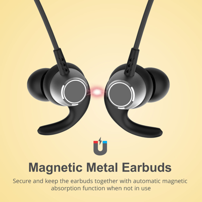 Astrum ET410 Wireless Magnetic Neckband Sports Earphones