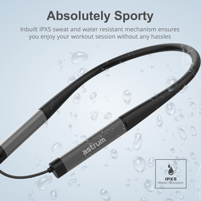 Astrum ET410 Wireless Magnetic Neckband Sports Earphones